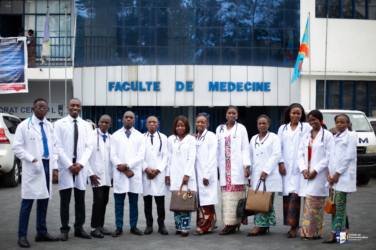 Équipe médicale à l’Université de Goma